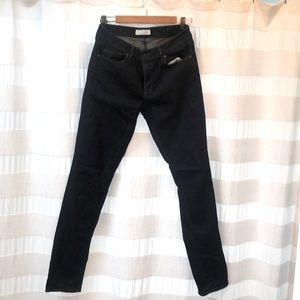 Loft Curvy Skinny Dark Denim Stretch jeans 6 Tall